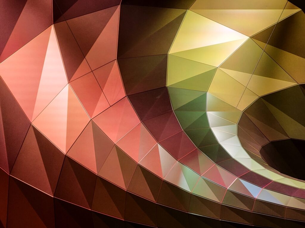 colourful fractals geometric art