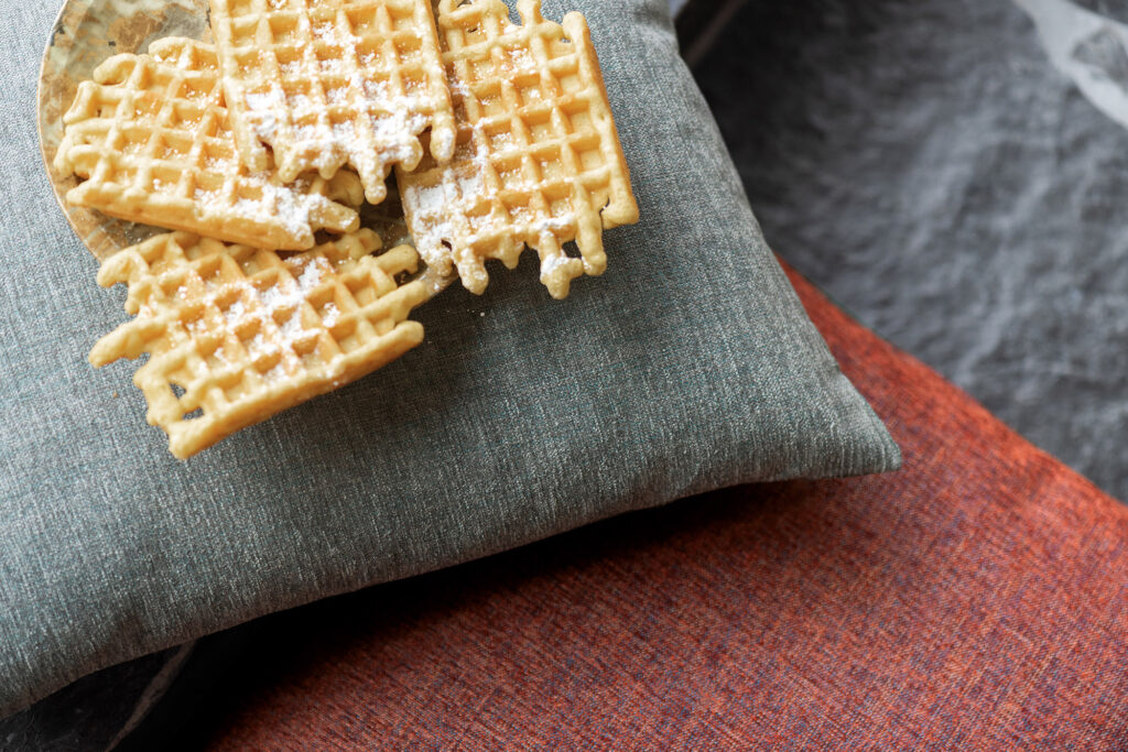 easy clean upholstery with waffles_opaline