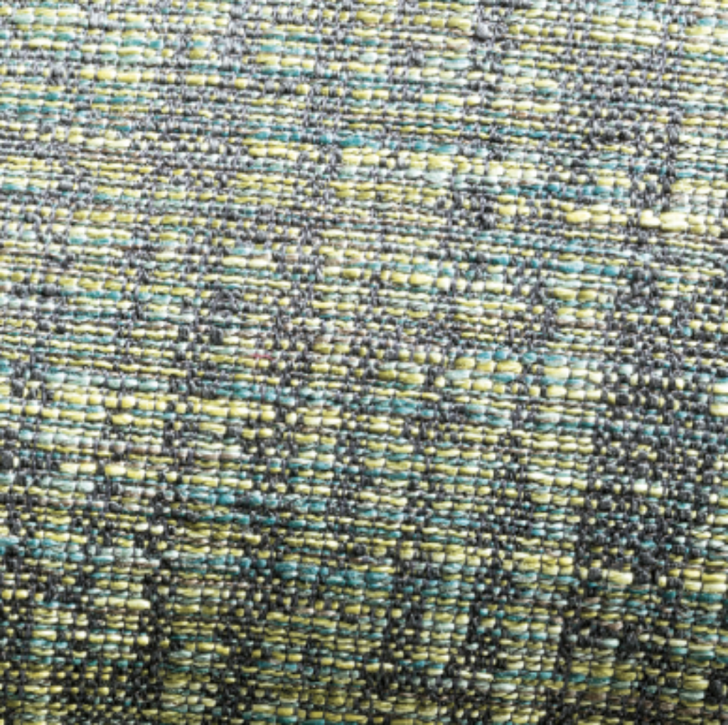 FibreGuard green fabric upholstery closeup